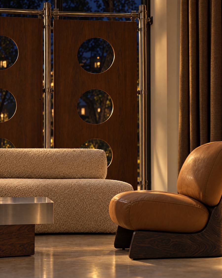 Circles of light · the window lounge, side B, night
