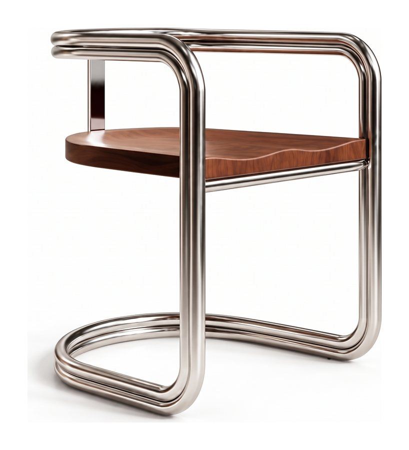 Walnut seat chair