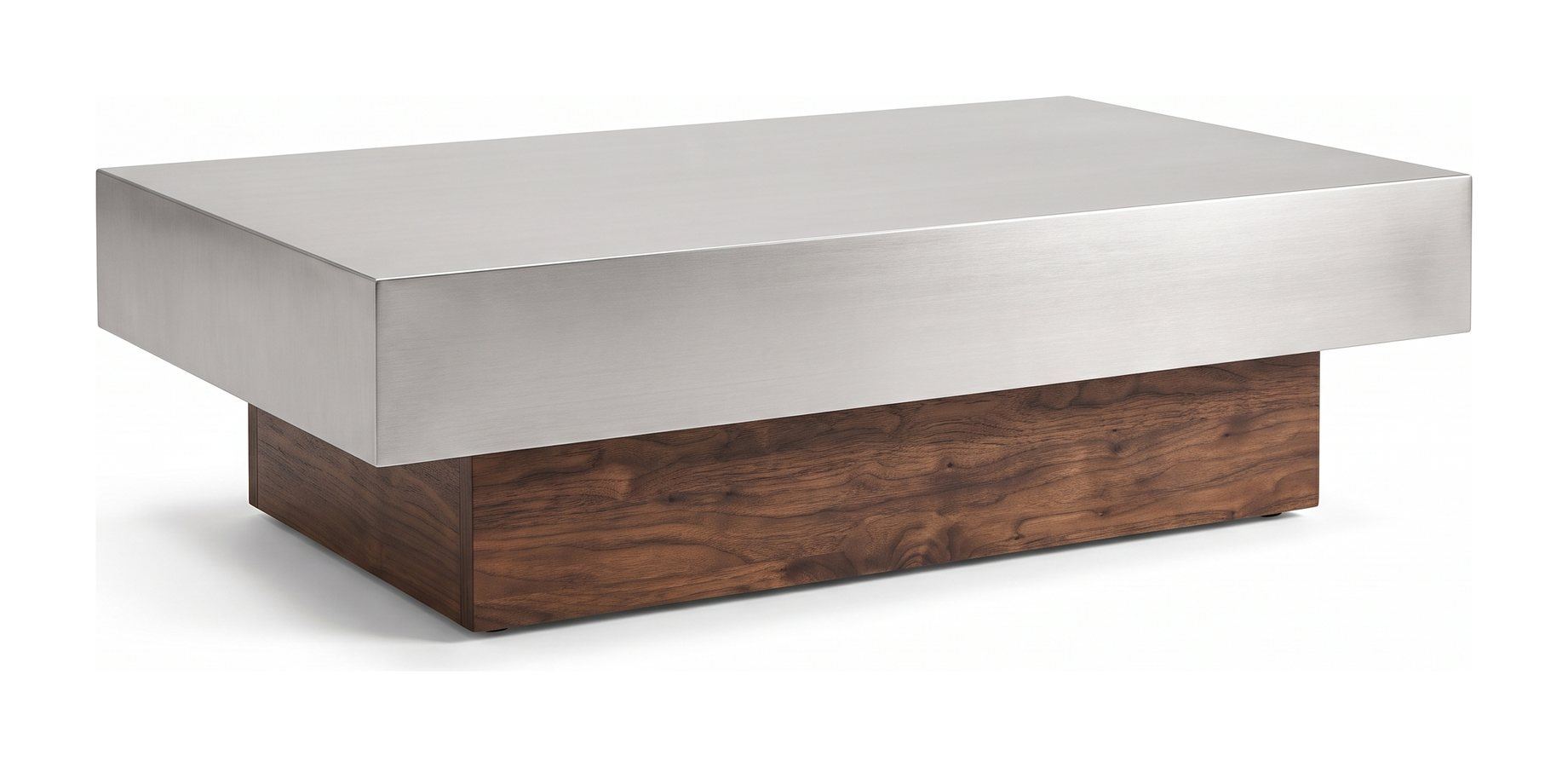 Steel plinth table