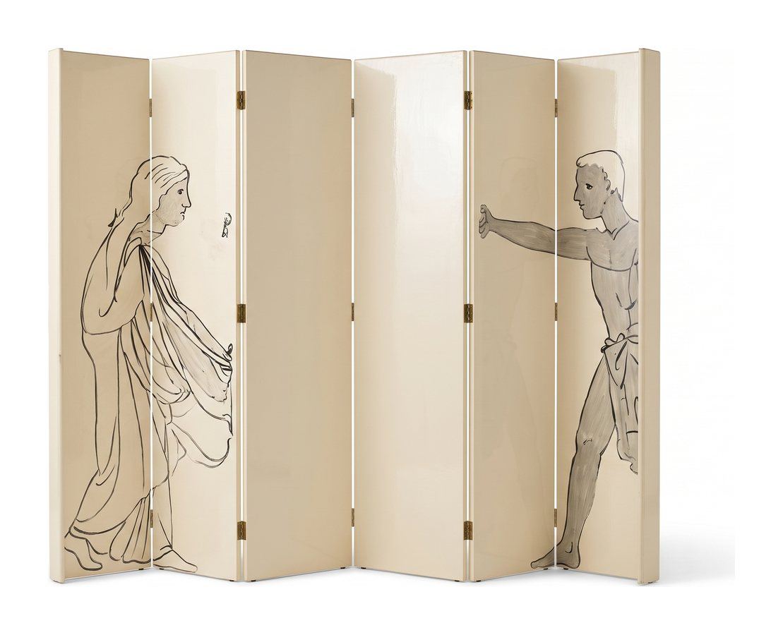 Cream painted screen