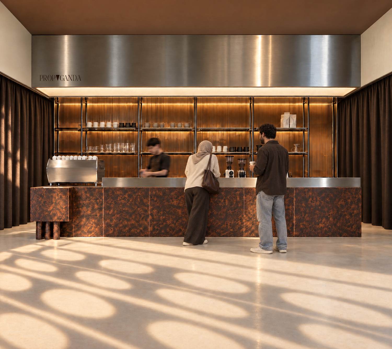 The Bar · With guests, side A, day