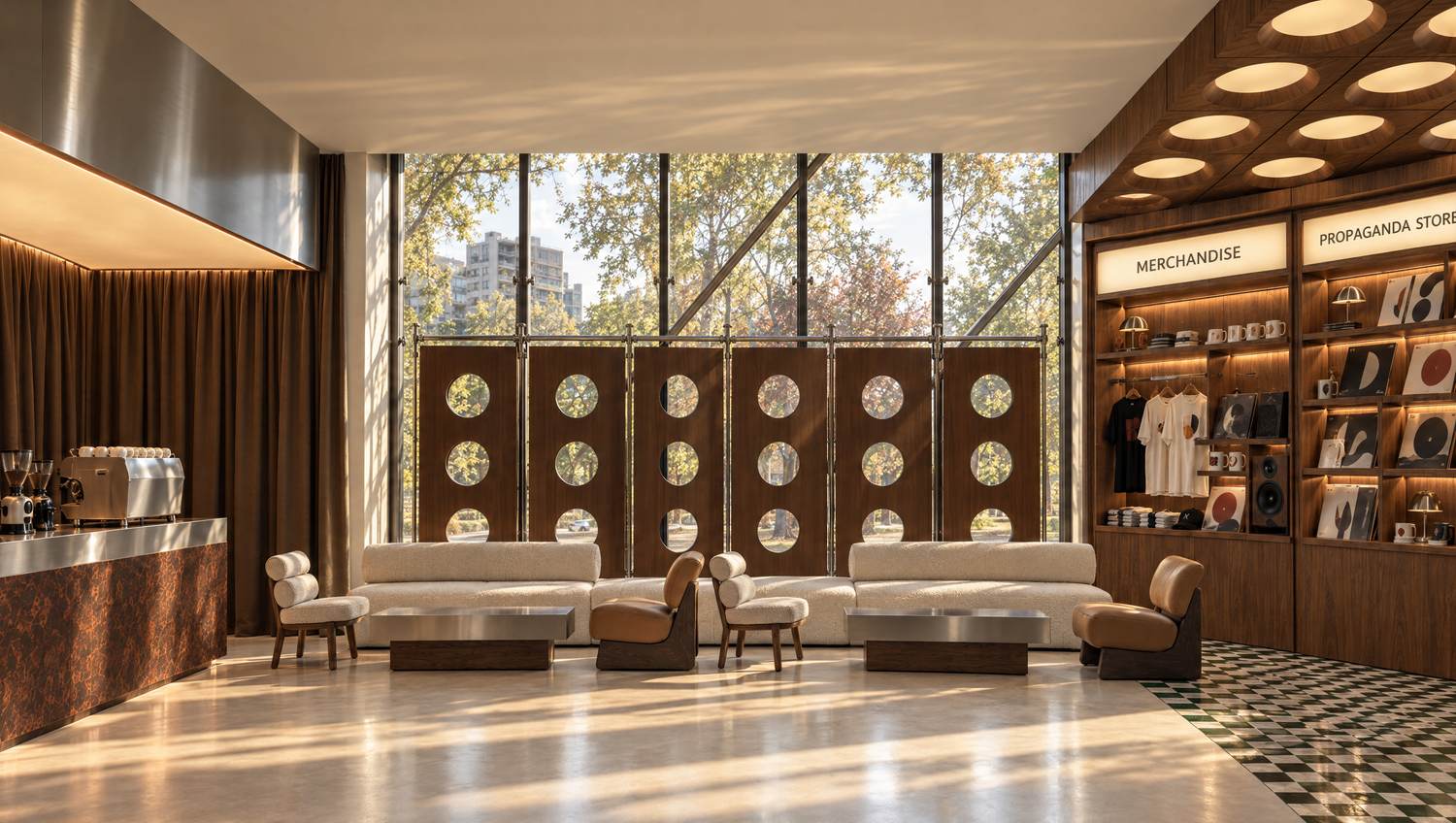 The Window Lounge · The room, side A, day