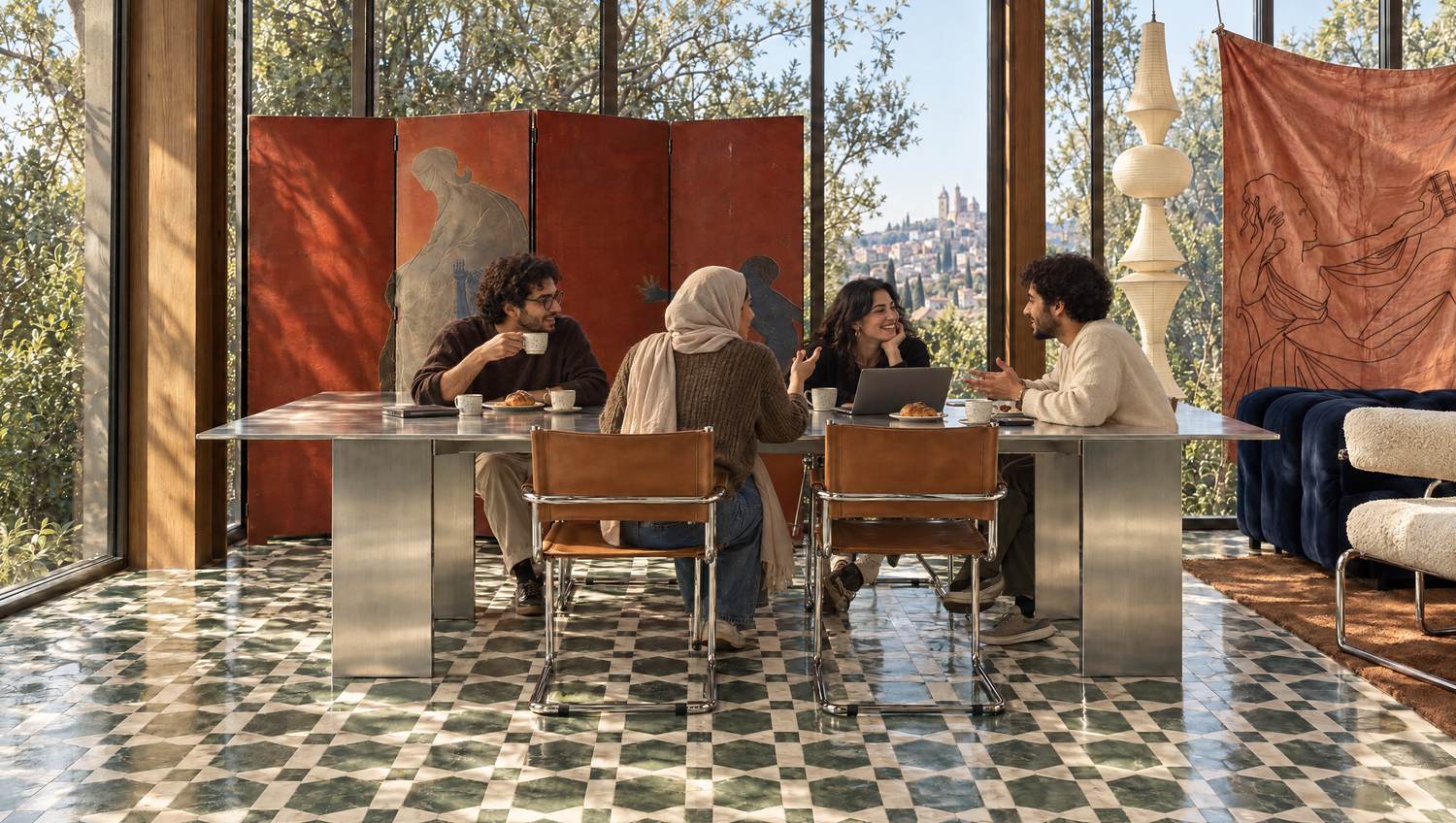 The Long Table · With guests, side A, day
