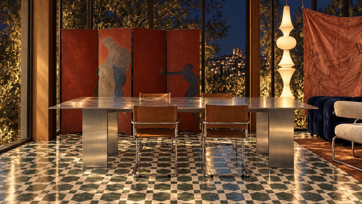 The Long Table · The room, side B, night